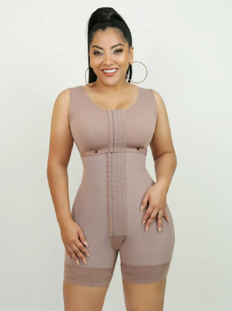 1060 - Bra 3 Hooks & Full Control Body Shaper Short