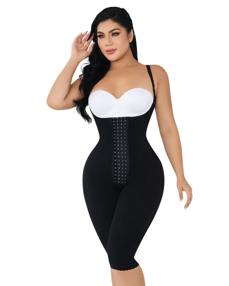 1105 - Curve Control Silhouette Garment Knee-length Open Bust Mid Back